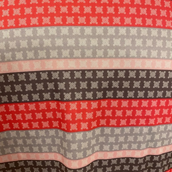 Etonic Mens Pink Striped Golf Polo Shirt Size XL Preppy Athletic - Picture 5 of 6